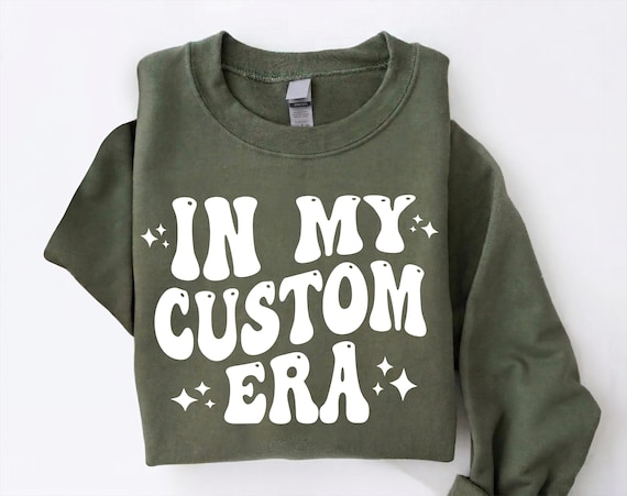 Custom 'In My Era' Sweatshirt, Concert Outfit, Retro Fan Tee