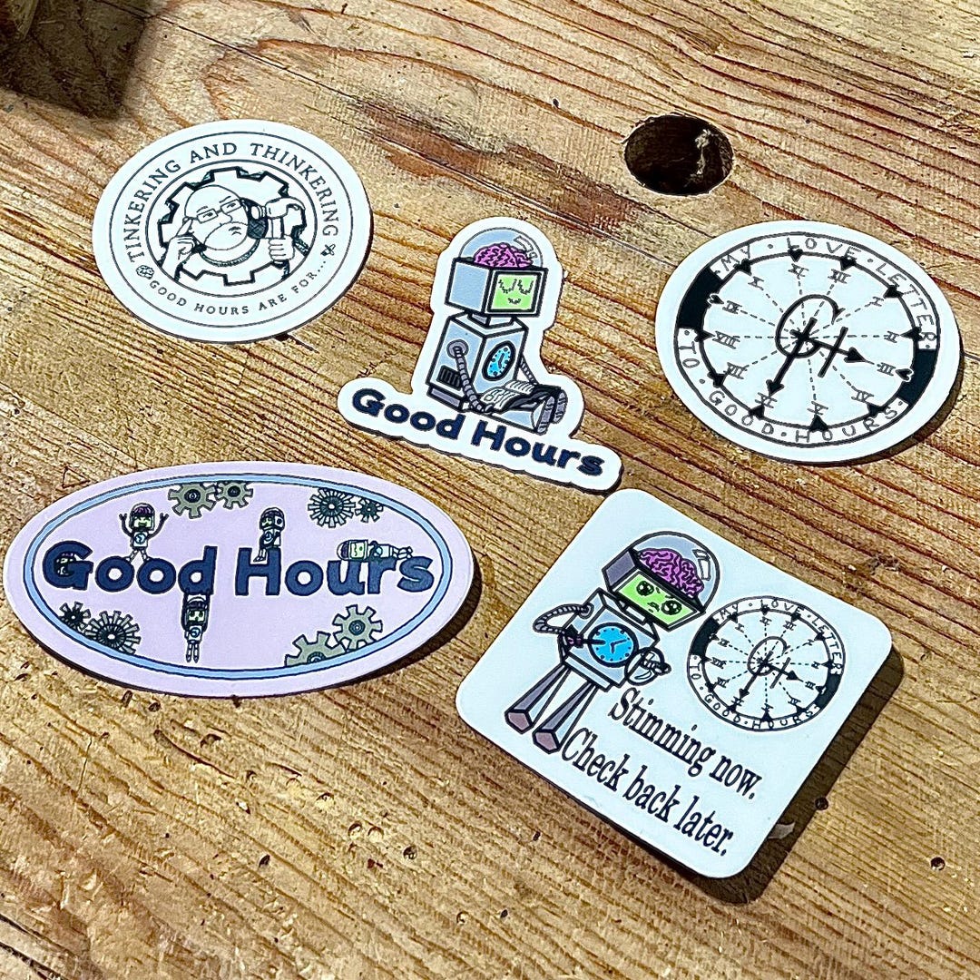 Good Hours Stickers - Wave 1 - Etsy