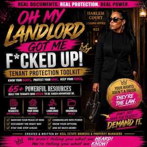 Tenant Protection Toolkit | Landlord Rights, Rental Letters (Digital Download)