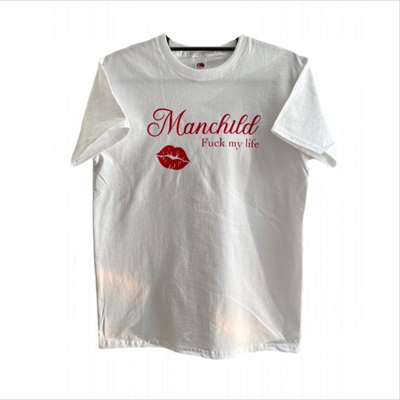 Manchild - Sabrina Carpenter Lyric T, Unofficial Unbranded