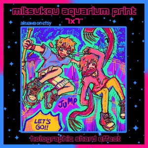TBHK Mitsukou Aquarium Print // Holographic // 7x7”