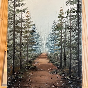 oil painting on 11”x20” canvas