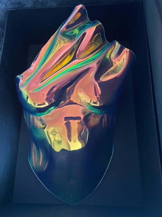Holographic  corset festival Wicked Silk Silver Holographic Space Festival Rave Corset  main image 3