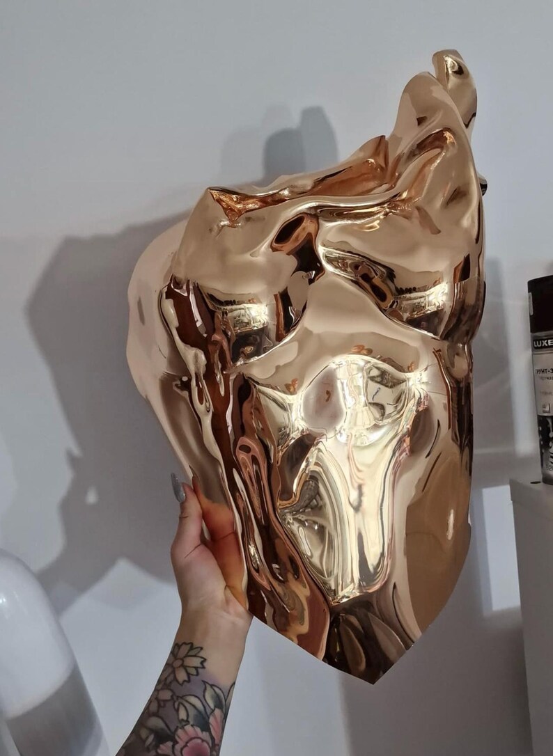 one shoulder corset,
gold acrylic corset,
wet look bustier,
metallic bustier,
luxury acrylic wear,
party outfit gift,
lacquer acrylic top,
high fashion corset,
luxury gift top,
stage wear bustier,
molten acrylic top,
DJ performance top,
dramatic outfit piece,