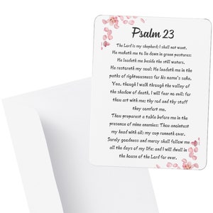 Psaume 23 LSG Le Seigneur est mon berger I T-shirt chrétien I Sac en toile I Housse pour bible I Papeterie chrétienne I Décoration d'intérieur I DIY chrétien