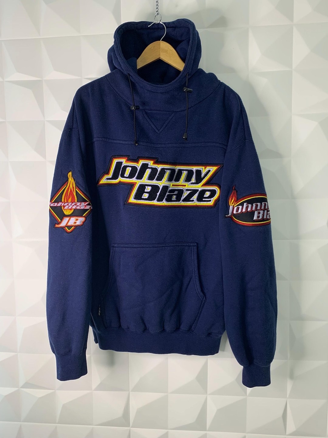 400 Johnny Blaze フード付きスウェット Johnny Blaze Hoodie Sweatshirt Size XL Grey Embroidered 90s VTG | eBay