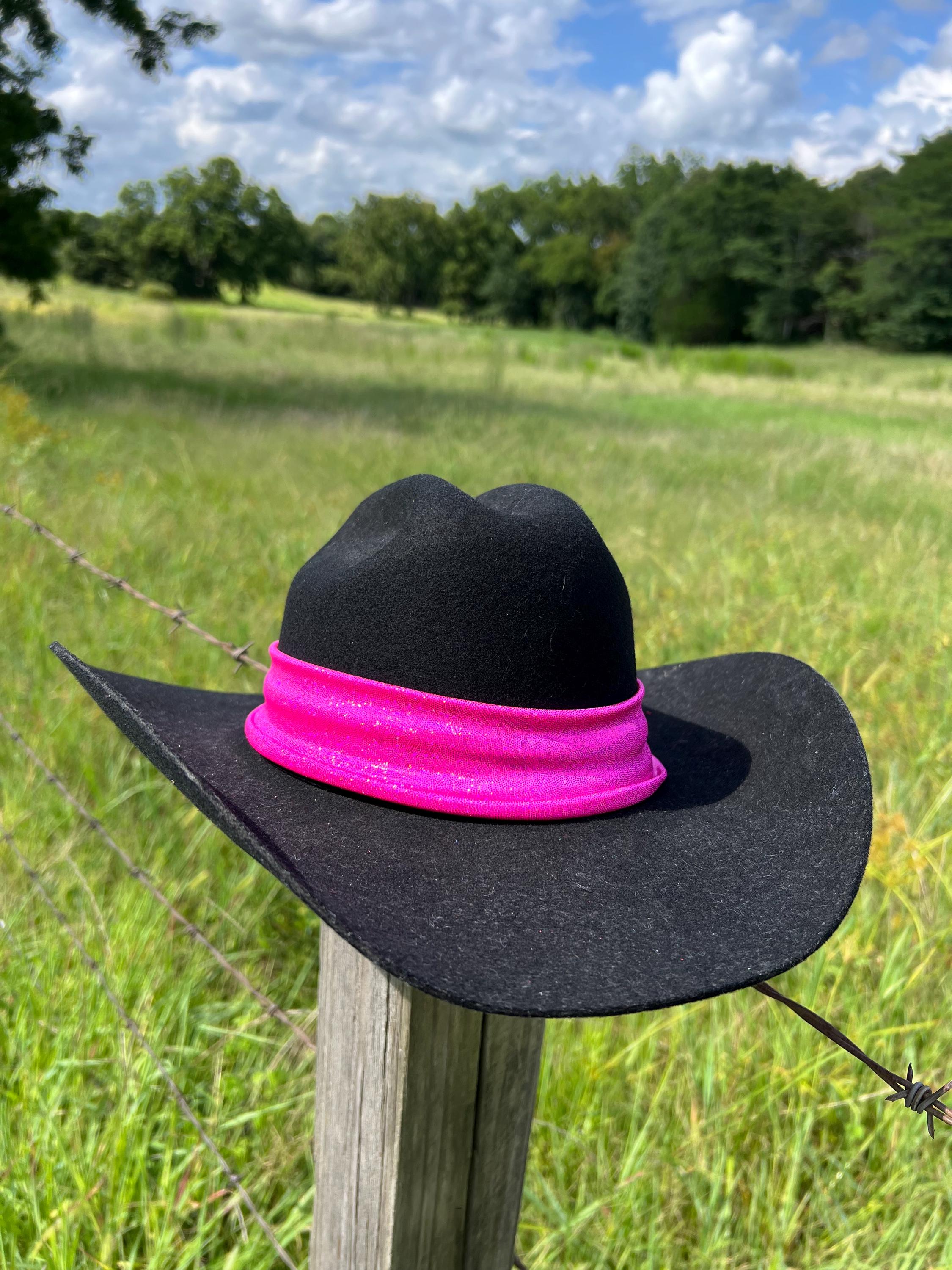 Delux Straw Hat Pink and Orange Ombre  With Orange Faux Suede Hat Band OS LW675 Ladies Dorfman Pacific Camel Faux Suede Safari Hat OS  main image 4