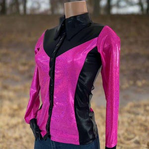 Neon Outlaw Rodeo Shirt with Full separating Snap Front and Snap cuffs Kids or Adult Sizes