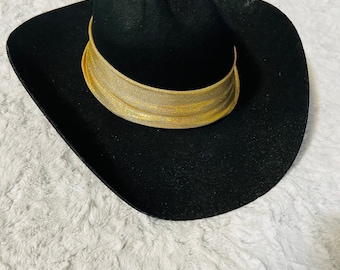 Gold Sparkly Jewel Hat Band