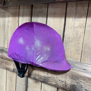 Plumeria Holographic Helmet Cover for Equestrian Riding Helmet