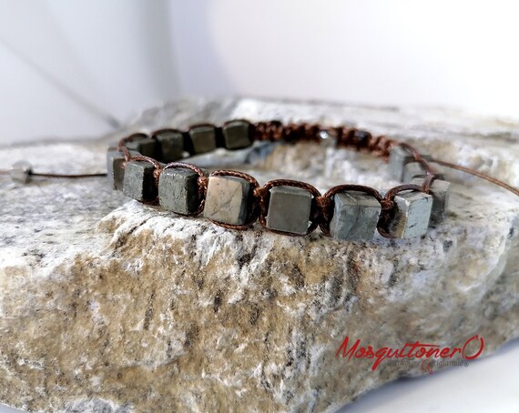 Raw pyrite best sale bracelet