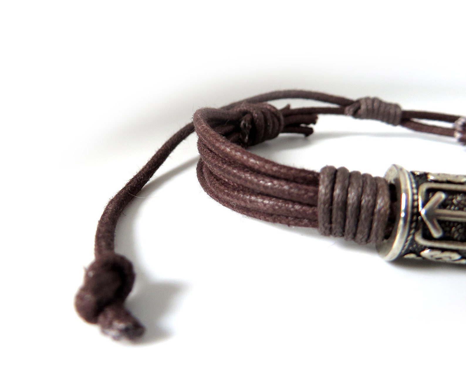 Bracciale Nodo Celtico per Donne/Uomini in Acciaio Inox Stregoneria