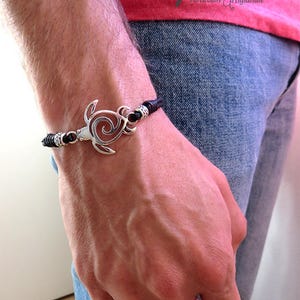 Bracciale Tartaruga Maori in metallo argento