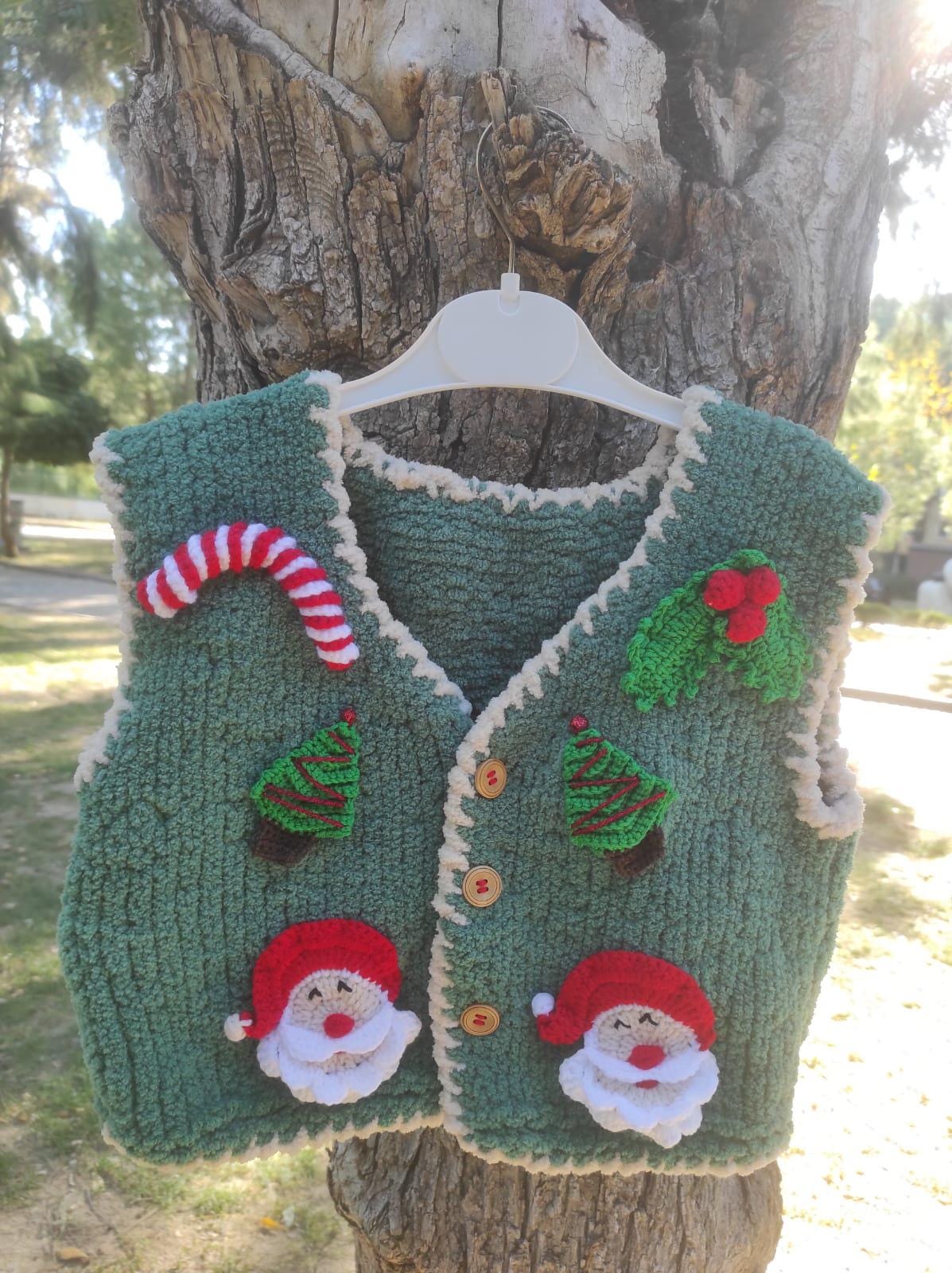 Green Christmas Knit Vest Kmart Mens Ugly Christmas Sleeveless