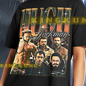 HUGH JACKMAN Shirt, Hugh Jackman Vintage Shirt, Hugh Jackman Retro 90s Tshirt, Hugh Jackman Bootleg Tee, Hugh Jackman Sweater #saf