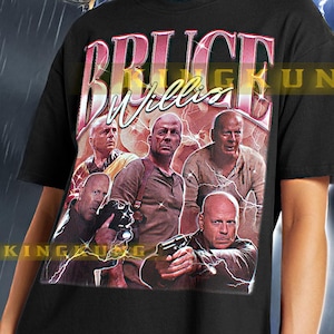 Bruce Willis Shirt - Bruce Willis Vintage Shirt, Bruce Willis Retro 90s Tshirt, Bruce Willis Bootleg Tee, Bruce Willis Sweater #saf