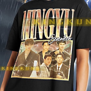 Kim Min-gyu Bootleg Shirt, Mingyu Retro 90s, Mingyu Tee, Mingyu Gift #saf