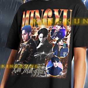 Kim Min-gyu Bootleg Shirt - Mingyu Vintage Shirt, Mingyu Fan, Mingyu Retro 90s, Mingyu Tee, Mingyu Gift #saf