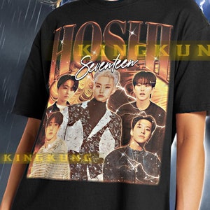 HOSHI SEVENTEEN Shirt - Kwon Soon-young Shirt, Hoshi Seventeen Retro 90s Tshirt, Hoshi Seventeen Bootleg Tee #saf