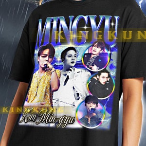 Mingyu Bootleg Shirt - Mingyu Vintage Shirt, Mingyu Fan, Mingyu Retro 90s, Mingyu Tee, Mingyu Gift #saf