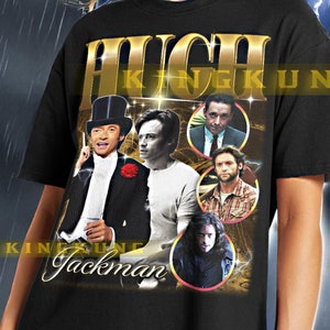 HUGH JACKMAN Shirt - Hugh Jackman Vintage Shirt, Hugh Jackman Retro 90s Tshirt, Hugh Jackman Bootleg Tee, Hugh Jackman Sweater #saf