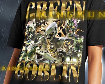 Camiseta DUENDE VERDE - Camiseta vintage Duende Verde, camiseta retro Duende Verde de los 90, camiseta pirata de Norman Osborn #saf
