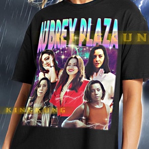 AUBREY PLAZA Shirt - Aubrey Plaza Vintage Shirt, Aubrey Plaza Retro 90s Tshirt, Aubrey Plaza Bootleg Tee, Aubrey Plaza Sweater #saf