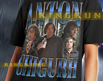 ANTON CHIGURH Shirt - Anton Chigurh Vintage Shirt, Anton Chigurh Retro 90s Tshirt, Anton Chigurh Bootleg Tee #tpc