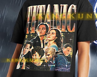 TITANIC Shirt - Titanic Vintage Shirt, Titanic Retro 90s Tshirt, Titanic Bootleg Tee, Titanic Sweater, Titanic Shirt, Jack and Ros #saf