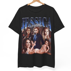 Retro T-shirt Jessica Alba the Eye Movie Collectors Black XL