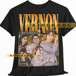 VERNON (SEVENTEEN) Shirt, Vernon Vintage Shirt, Vernon Retro 90s Tshirt, Vernon Homage Tee, Vernon Sweater, Seventeen #saf