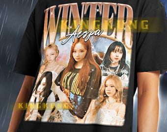 Camisa AESPA INVERNAL / Camisetas retro AESPA INVERNAL, camiseta pirata AESPA INVERNAL, sudadera de ídolo K-Pop #saf
