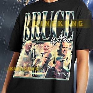 BRUCE WILLIS Shirt, Bruce Willis Vintage Shirt, Bruce Willis Retro Tshirt, Bruce Bootleg Tee, John McClane Shirt #saf