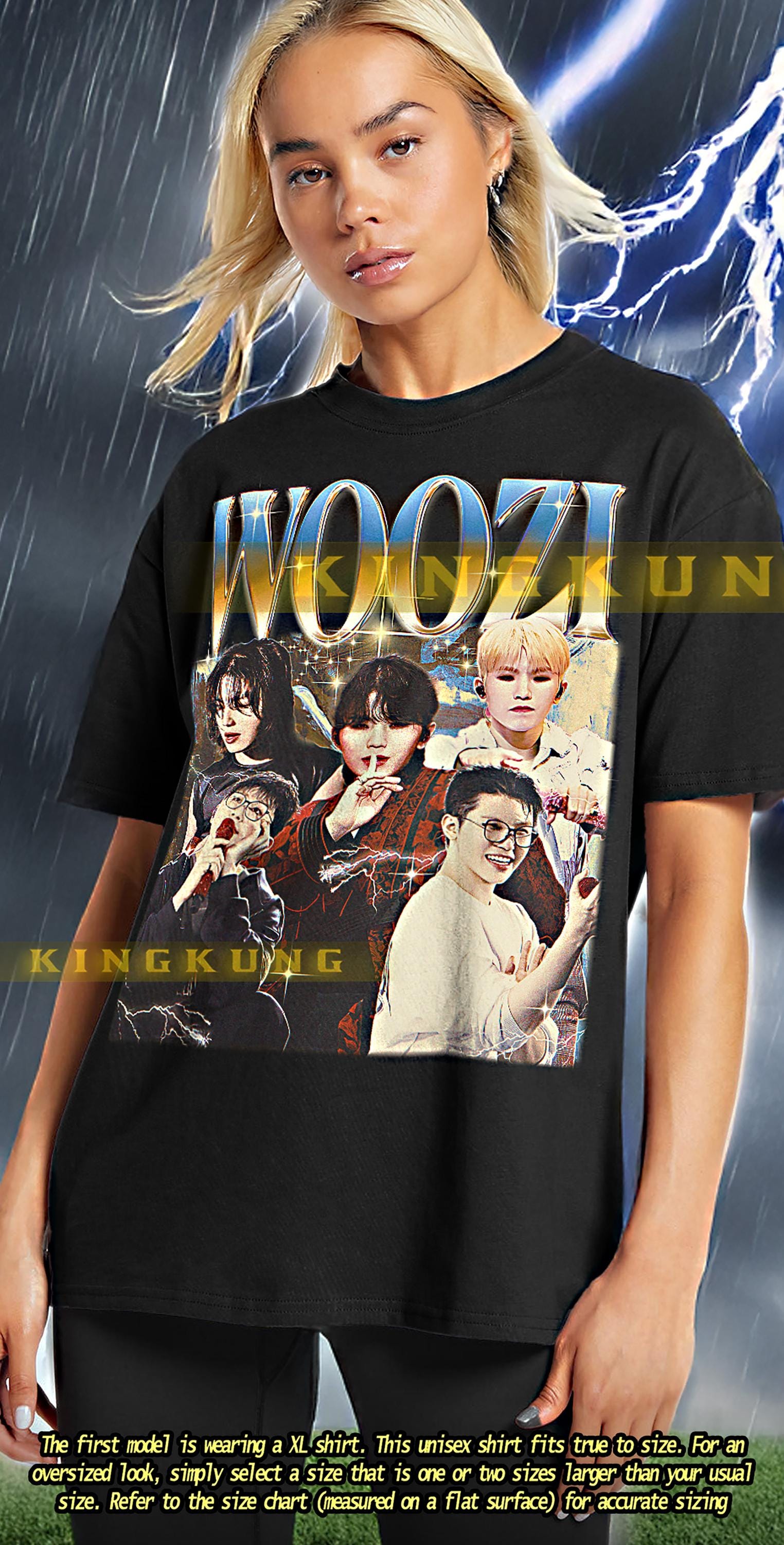 WOOZI SEVENTEEN Shirt - Woozi Retro Tees, Woozi Bootleg Tshirt