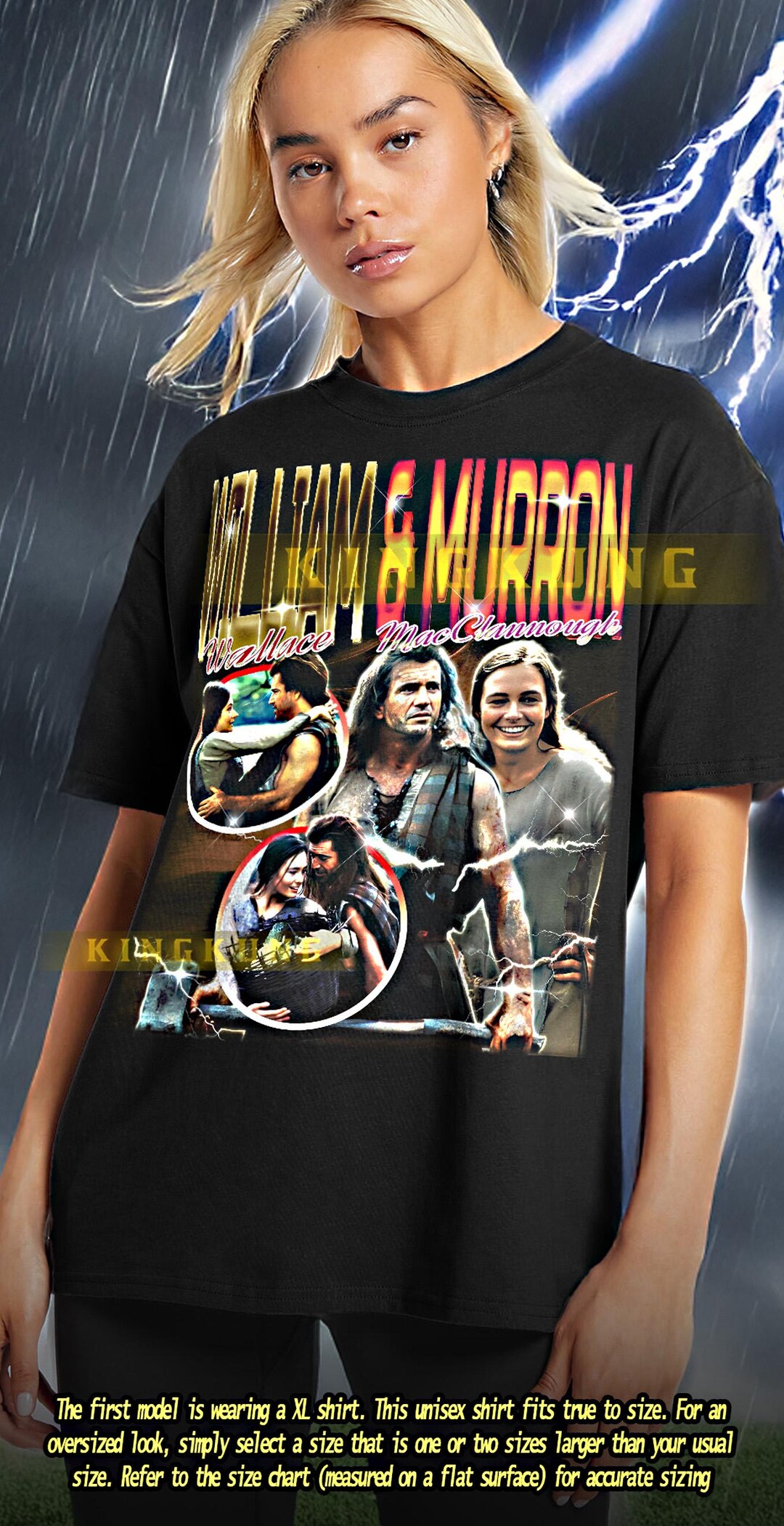 WILLIAM WALLACE Shirt, William Wallace Vintage Shirt, William