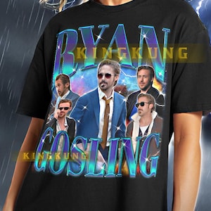 RYAN GOSLING Shirt | Ryan Gosling Retro Tees, Ryan Gosling Bootleg Tshirt, Drive Movie Star Sweatshirt #saf