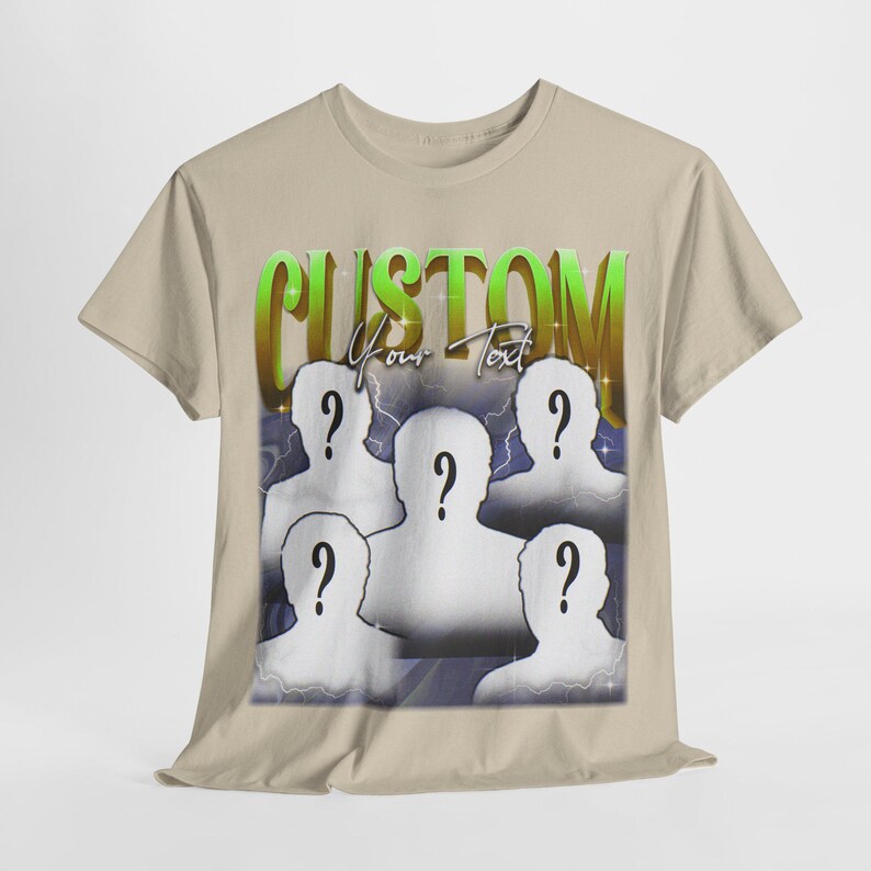 CAMICIA PERSONALIZZATA, Maglietta vintage personalizzata, Maglietta retrò anni '90 personalizzata, T-shirt personalizzata, Maglione personalizzato, Camicia personalizzata, T-shirt con grafica personalizzata immagine 2