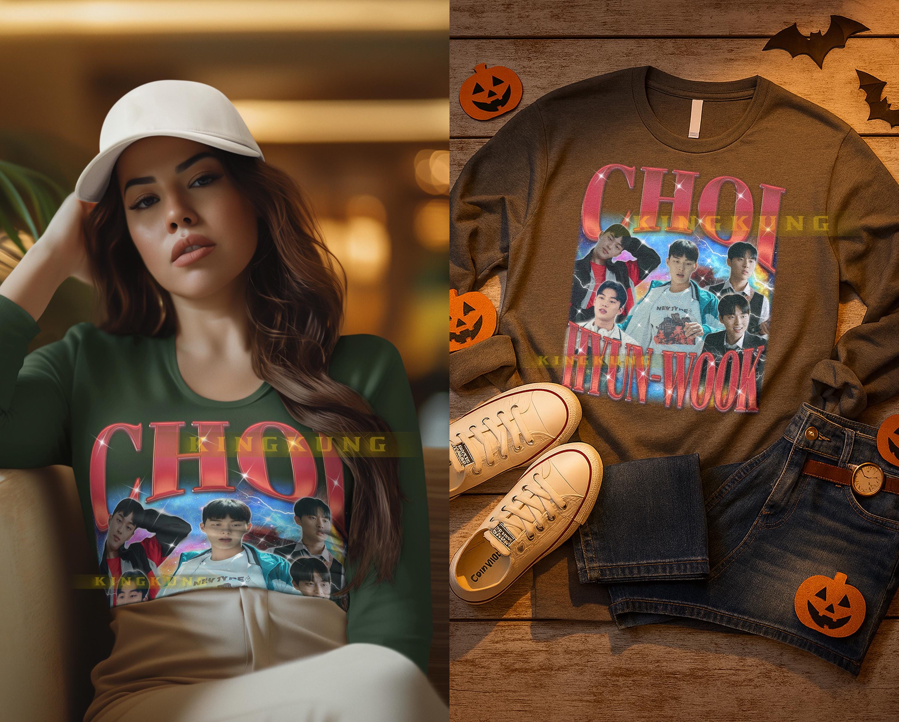 Choi Hyun Wook Vintage Bootleg T-shirt, Choi Hyun Wook Retro 90s K