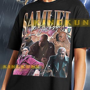 SAMUEL L. JACKSON Shirt - Samuel L. Jackson Retro Tees, Samuel L. Jackson Bootleg Tshirt, Samuel L. Jackson Vintage 90s, Hollywood  #Saf