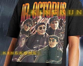 Camiseta del Dr. Octopus - Camisetas retro del Dr. Octopus, camiseta pirata del Dr. Octopus, Dr. Octopus vintage de los 90, sudadera de supervillano #saf