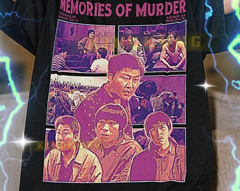 Camiseta pirata de MEMORIES OF MURDER, camisetas de Memories of Murder, camiseta de thriller policial, estilo noir, suéter vintage de Memories of Murder #saf