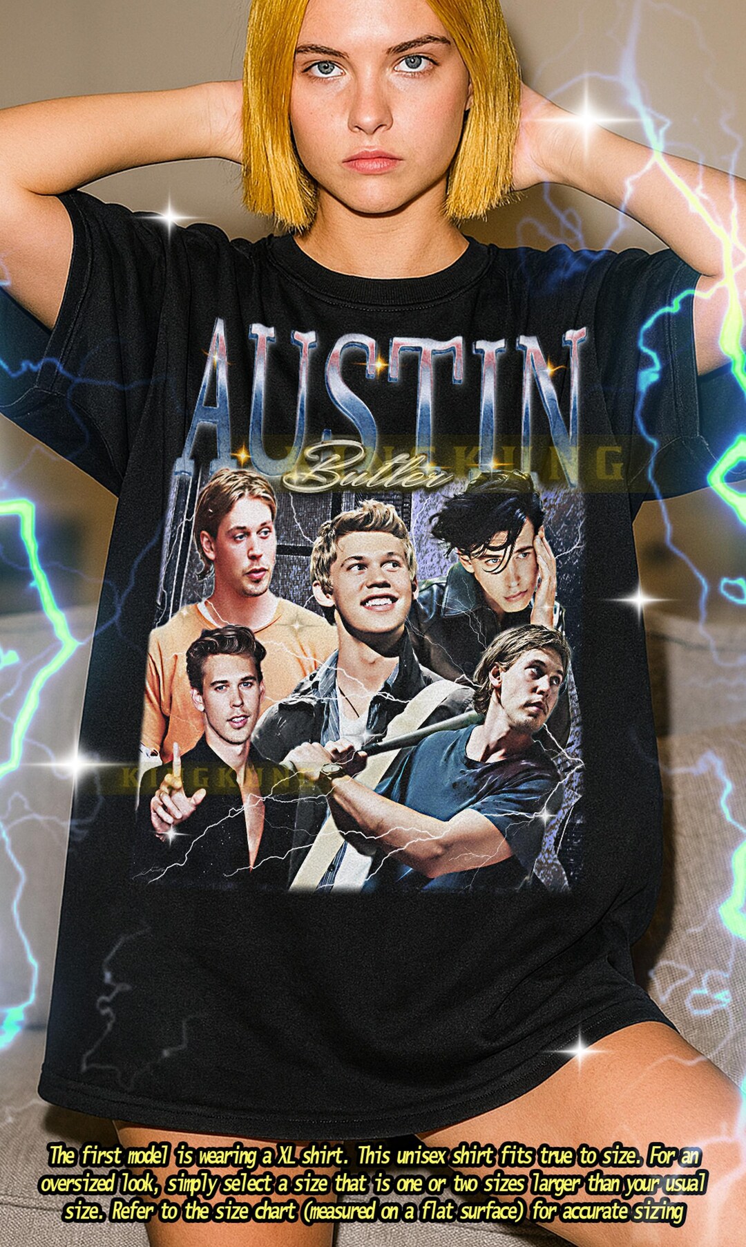AUSTIN BUTLER Vintage Shirt, Austin Butler Homage Tshirt, Austin Butler ...
