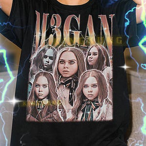 M3GAN Bootleg Shirt, M3GAN Retro Tees, Killer Doll T-Shirt, AI Horror Vibe, M3GAN Vintage Sweater #saf