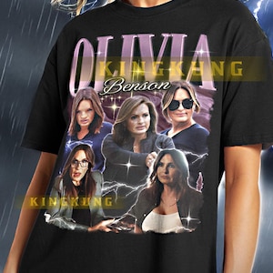OLIVIA BENSON Shirt, Olivia Benson Vintage Shirt, Olivia Benson Retro Tshirt, Olivia Benson Bootleg Tee, Elliot Stabler Shirt #saf