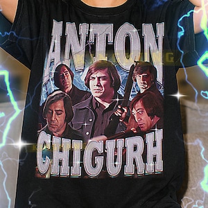 Anton Chigurh Bootleg Shirt, Anton Chigurh Retro Tees, No Country Killer T-Shirt, Coin Toss Doom Vibe, Anton Chigurh Vintage Sweater #saf