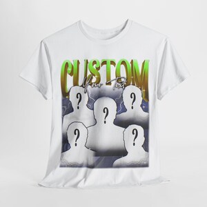 CAMICIA PERSONALIZZATA, Maglietta vintage personalizzata, Maglietta retrò anni '90 personalizzata, T-shirt personalizzata, Maglione personalizzato, Camicia personalizzata, T-shirt con grafica personalizzata immagine 3