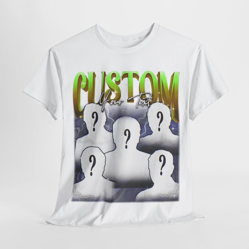 CAMICIA PERSONALIZZATA, Maglietta vintage personalizzata, Maglietta retrò anni '90 personalizzata, T-shirt personalizzata, Maglione personalizzato, Camicia personalizzata, T-shirt con grafica personalizzata immagine 3