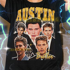 Austin Butler Bootleg Shirt, Austin Butler Retro T-Shirts, Elvis Presley T-Shirt, Rock King Vibe, Austin Butler Vintage Pullover #saf