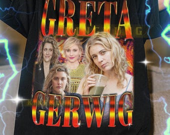 Camisa vintage de GRETA GERWIG, camiseta homenaje a Greta Gerwig, fan de Greta Gerwig, suéter retro de los 90 de Greta Gerwig, merchandising de Greta Gerwig #tpc