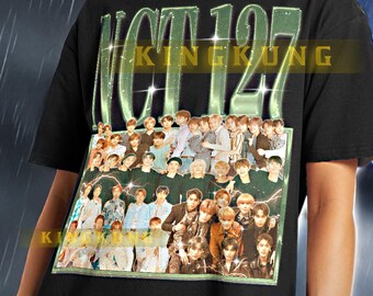 Chemise NCT 127 | T-shirts rétro NCT 127, t-shirt bootleg NCT 127, sweat-shirt groupe K-Pop #saf